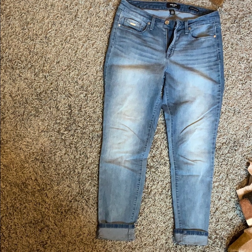 Nine West skinny ankle jeans
